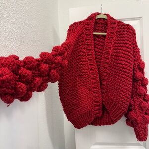 (auth) Mums handmade cardigan *handmade*